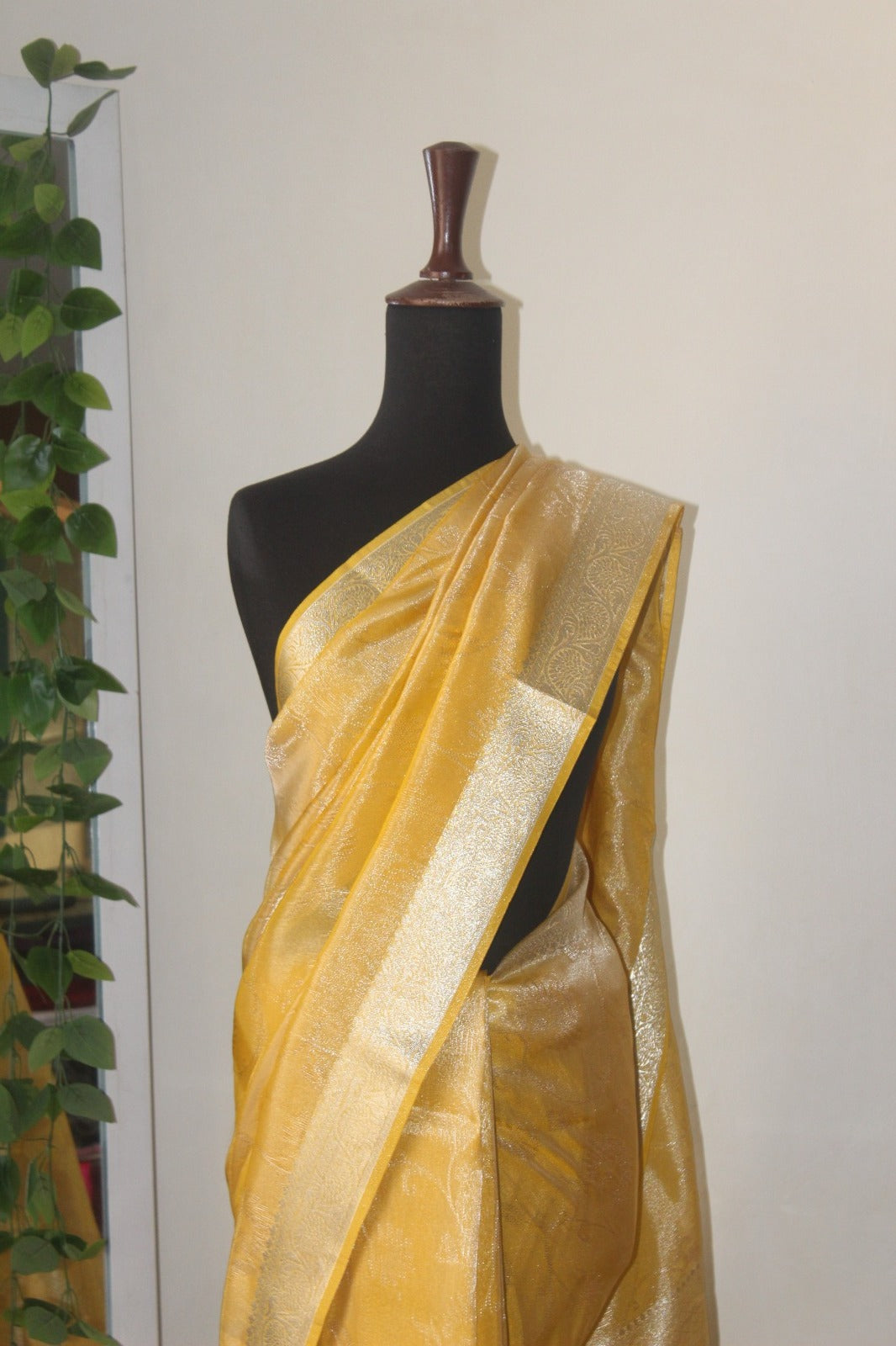 Yellow Tissue Silk