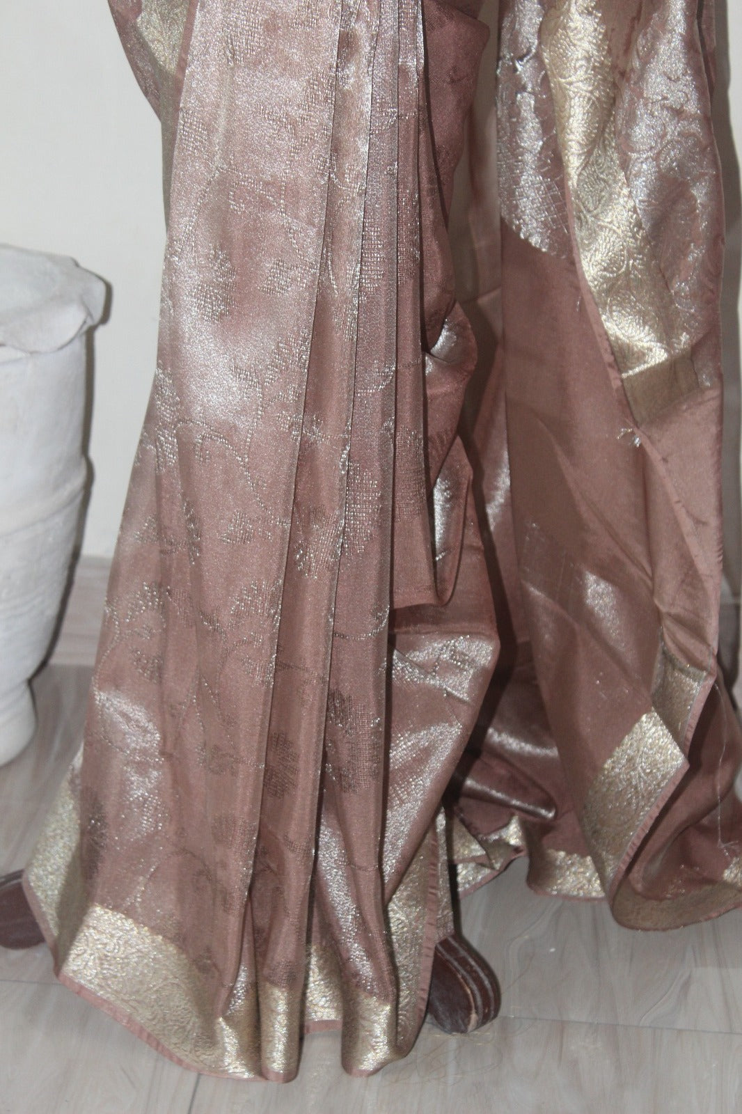 Tea Pink Tissue Silk